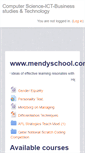 Mobile Screenshot of mendyschool.com