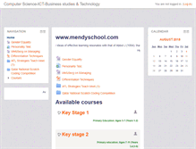 Tablet Screenshot of mendyschool.com